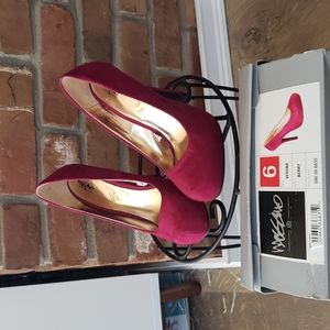 Massimo Verona Faux Suede Hidden Platform High Heels